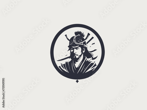 Samurai Logo Design EPS format Very Cool  © NURUL