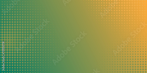 abstract elegant yellow green gradient background with halftone