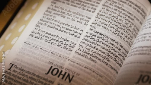 The Bible-New Testament Saint John title page photo