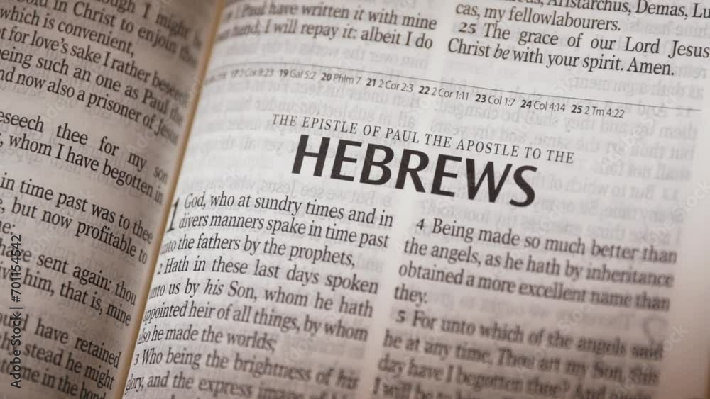 The Bible-New Testament Paul to Hebrews title page The Bible-New Testament Paul to Hebrews title page