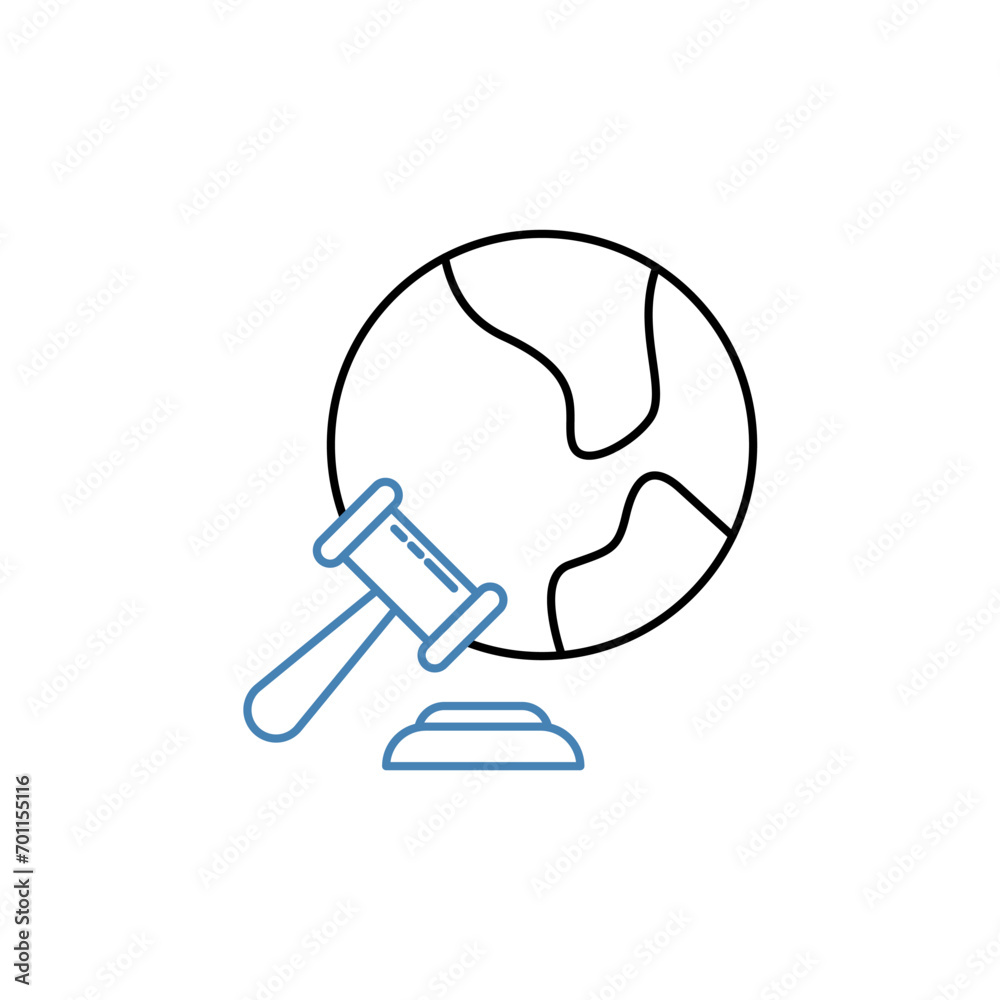Diplomacy concept line icon. Simple element illustration. Diplomacy concept outline symbol design. Diplomacy concept line icon. Simple element illustration. Diplomacy concept outline symbol design.