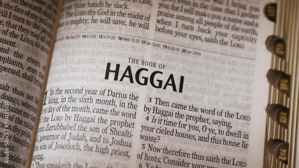 The Bible-The Old Testament Book of Haggai title The Bible-The Old Testament Book of Haggai title