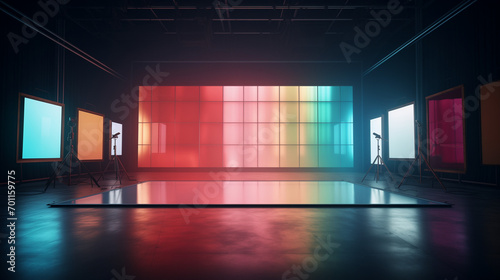 Creative colorful Studio decoration