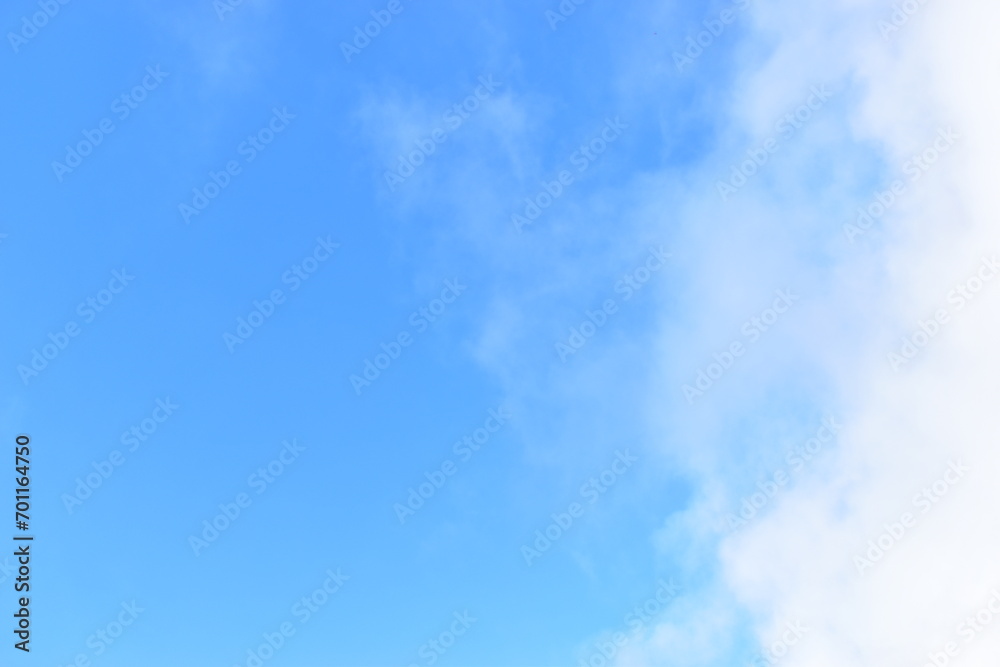 beautiful blue sky with white cloud, natural background in springtime beautiful blue sky with white cloud, natural background in springtime