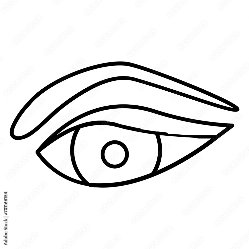 eyebrow line icon eyebrow line icon