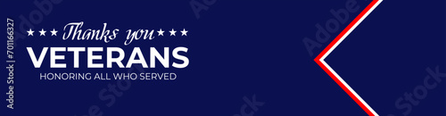 Veterans day poster. Veteran's day illustration with United States national flag colors. US national day November 11. cover, greeting card, flyer, backdrop, banner, website. vector illustration