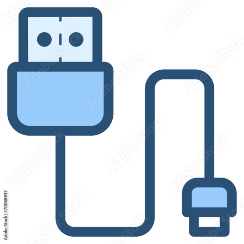 usb charger cable icon