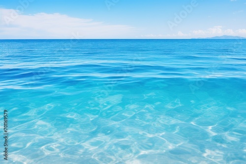 Calming Azure Blue Water Background