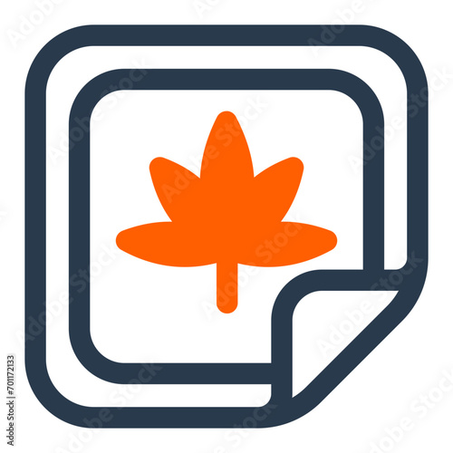 Convenient Cannabis Strip Icon for Discreet Dosage Delivery