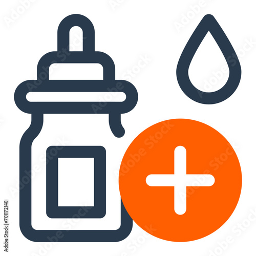 Therapeutic CBD Oil Icon for Cannabidiol Wellness