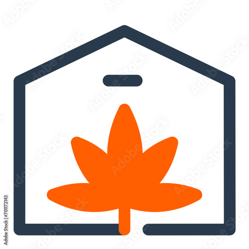 Controlled Grow Room Icon for Premium Cannabis Cultivation