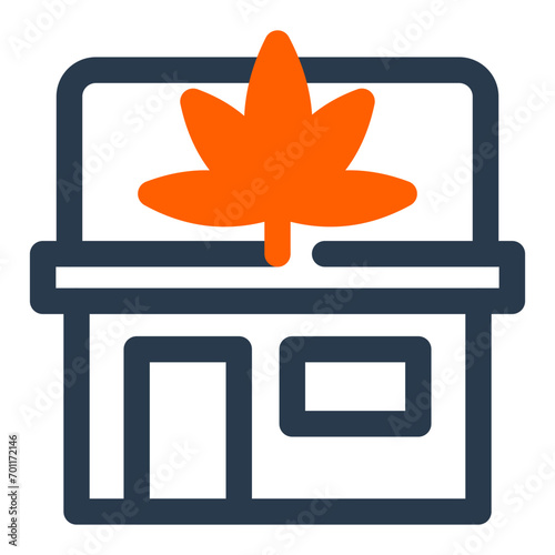 Regulated Dispensary Icon for Safe Cannabis Access