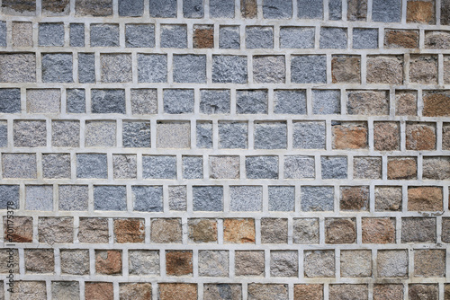 texture of Korean traditional brick wall for background