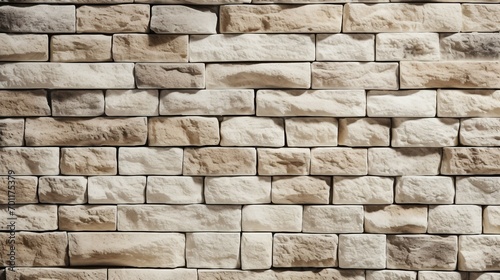 Background of white brick wall texture for interior or exterior design and decoration