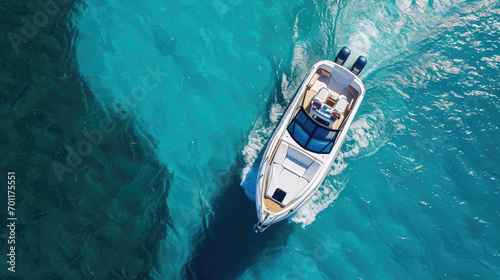 Speedboat in Turquoise © Sekai