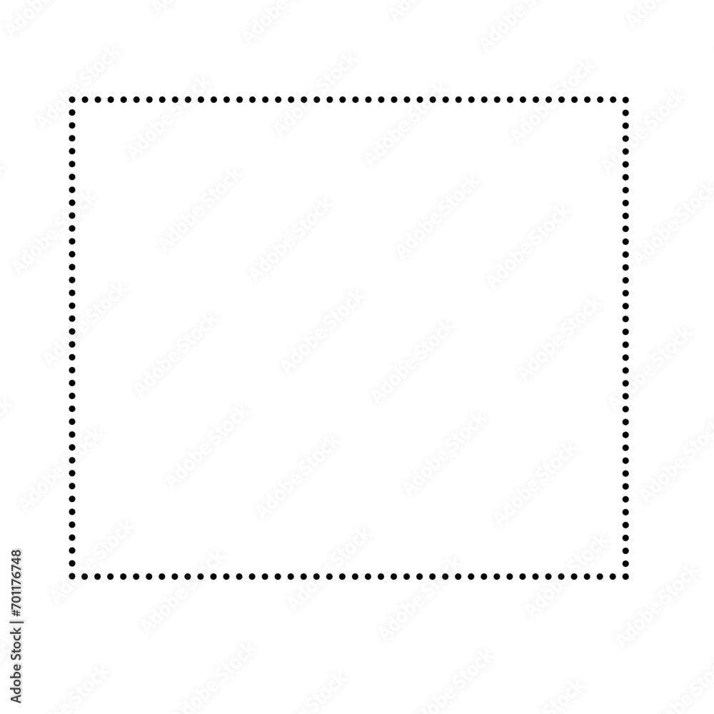 Dotted Lines Square Frame Dotted Lines Square Frame