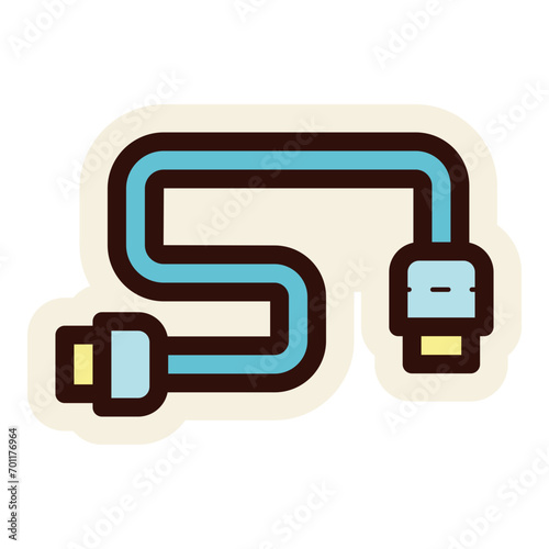 usb-c cable icon