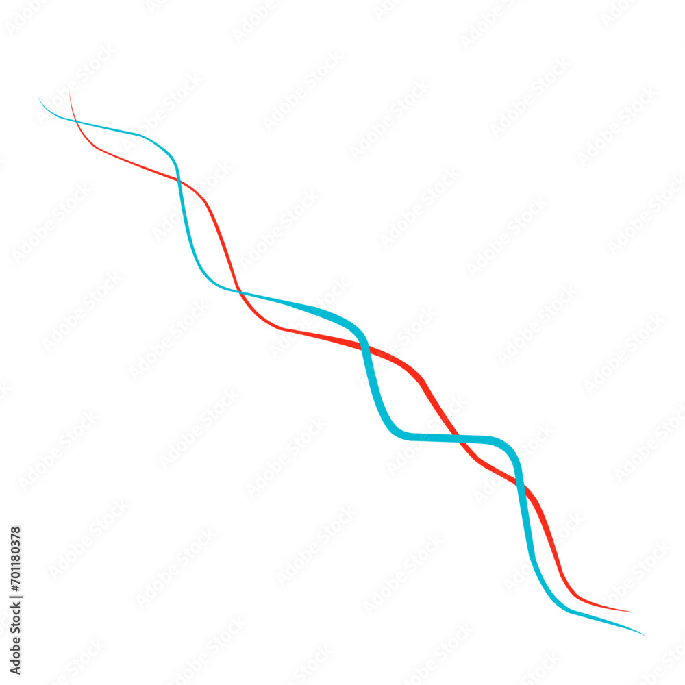 Red and Blue Graphic Lines Red and Blue Graphic Lines