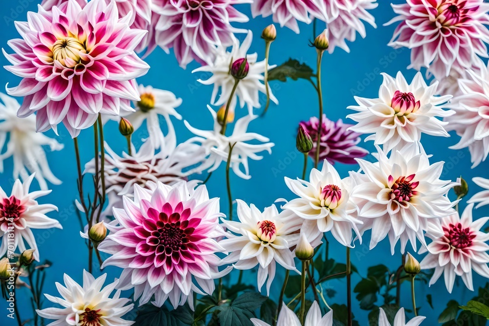 flowers on a white background flowers on a white background