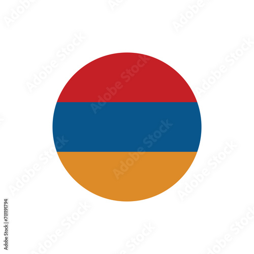 armenian flag icon vector template