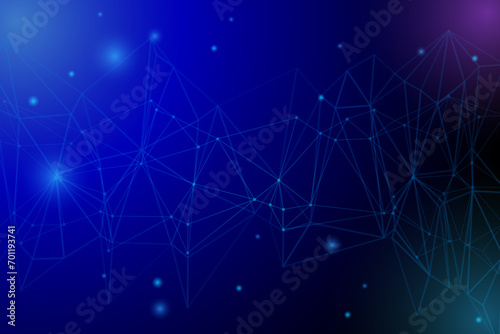 abstract blue technology background vector