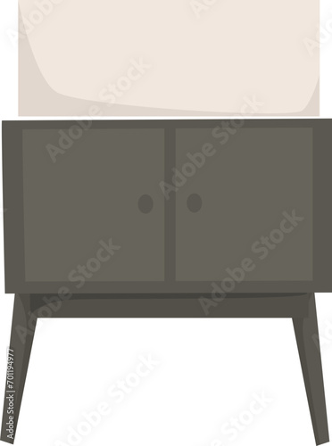 chest of drawers home decor illustration