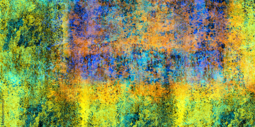 Abstract colorful old concrete wall background .colorful vintage seamless grunge background texture .concrete overlay aquarelle painted paper texture design .