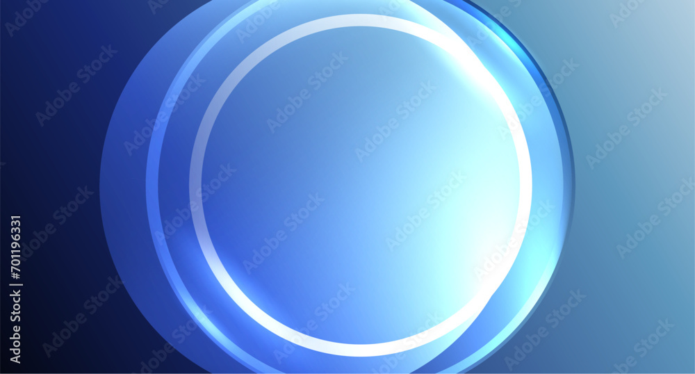 Neon glass circle copyspace for your text or product presentation geometric background. Vector illustration For Wallpaper, Banner, Background, Card, Book Illustration, landing page Neon glass circle copyspace for your text or product presentation geometric background. Vector illustration For Wallpaper, Banner, Background, Card, Book Illustration, landing page