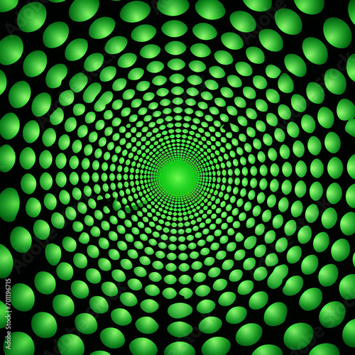 green circle pattern background image.