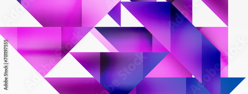 Captivating vector abstraction. Triangles interlock in mesmerizing dance, crafting dynamic geometric backdrop. Fusion of shapes and angles creates artful symphony of modern design