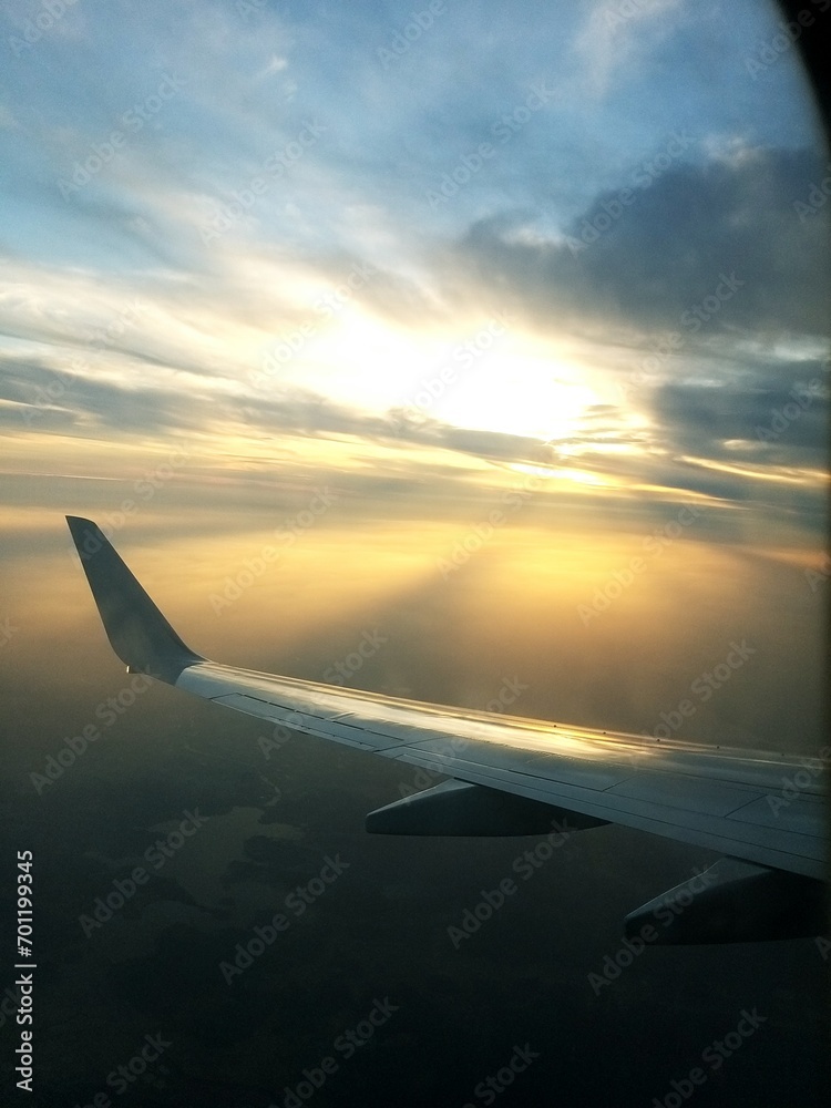 Obraz premium airplane in the sky