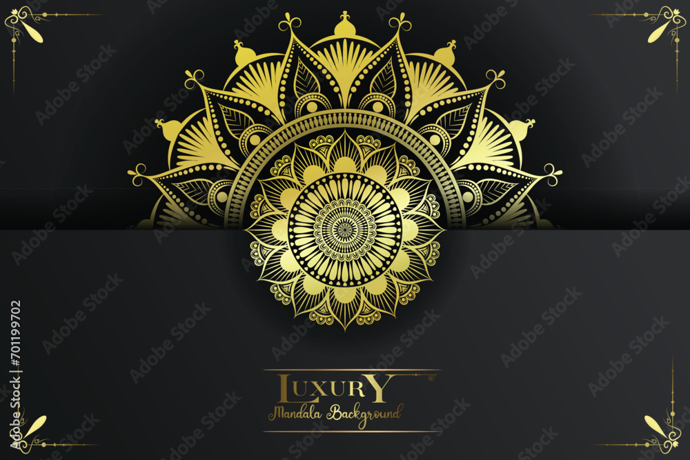 Luxury mandala art background with golden pattern style. Decorative mandala art element for print, poster, cover, brochure, flyer, banner, meditation, yoga, wedding, henna, tattoo, vector art Luxury mandala art background with golden pattern style. Decorative mandala art element for print, poster, cover, brochure, flyer, banner, meditation, yoga, wedding, henna, tattoo, vector art