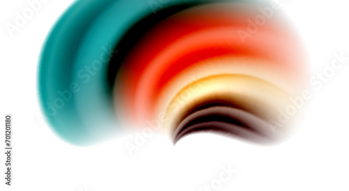 Color mixing liquid rainbow shape background