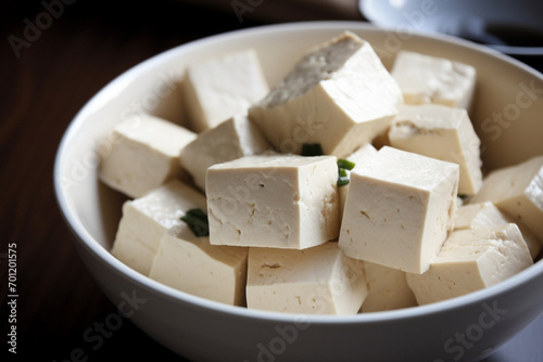 A bowl of tofu generative AI