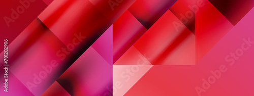 Vivid abstraction unfolds. Triangles in seamless harmony, composing dynamic geometric backdrop. Interplay of angles and hues forms captivating tapestry, evoking modernity and artistic allure