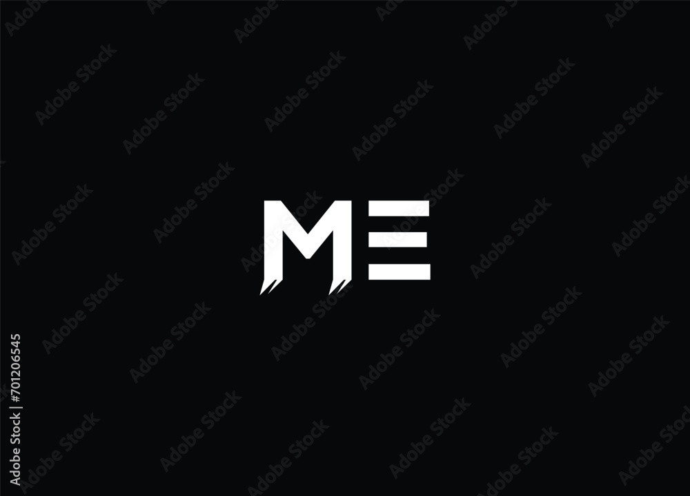 ME Logo Design And Monogram Logo ME Logo Design And Monogram Logo
