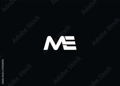 ME Logo Design And Monogram Logo