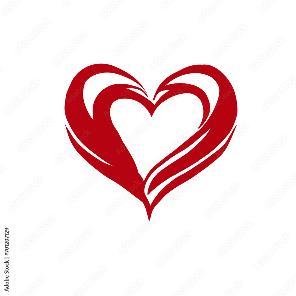 simple love logo in red transparent background simple love logo in red transparent background