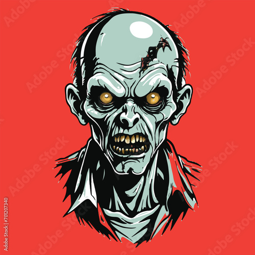 vector of creepy zombie.