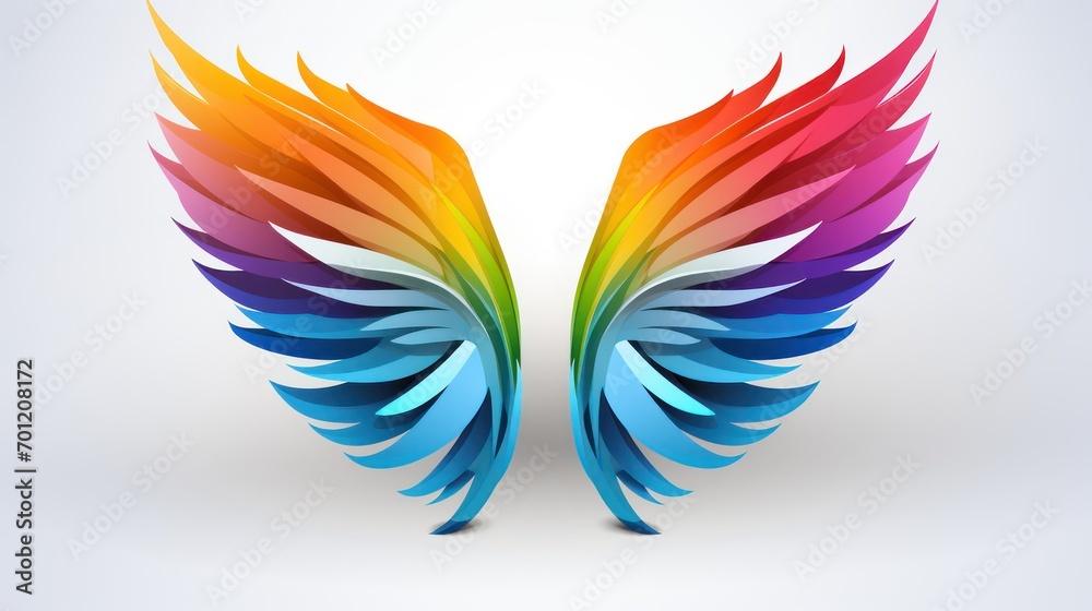 feathers isolated on white background feathers isolated on white background