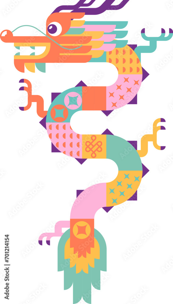 Fototapeta premium Chinese style dragon