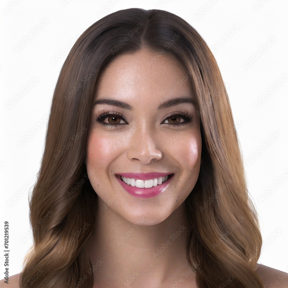 Portrait of a smiling woman Portrait of a smiling woman