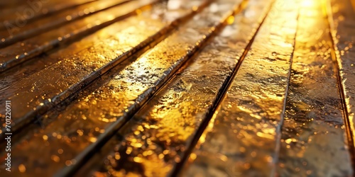Gold foil closeup texture background.