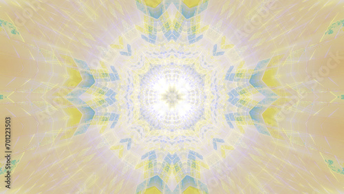 
Mandala 3D Kaleidoscope seamless loop Psychedelic Trippy Futuristic Traditional Tunnel Pattern for Consciousness Meditation Background Video Relaxing Ethnic Colorful pattern Chakra Kundalini Yoga