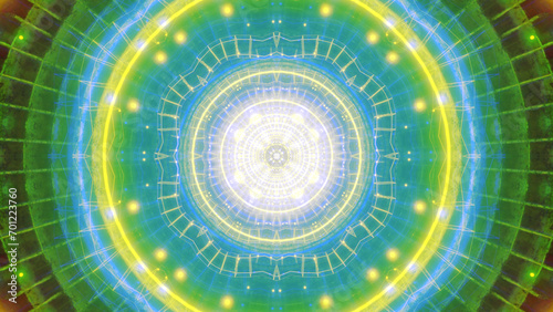 
Mandala 3D Kaleidoscope seamless loop Psychedelic Trippy Futuristic Traditional Tunnel Pattern for Consciousness Meditation Background Video Relaxing Ethnic Colorful pattern Chakra Kundalini Yoga