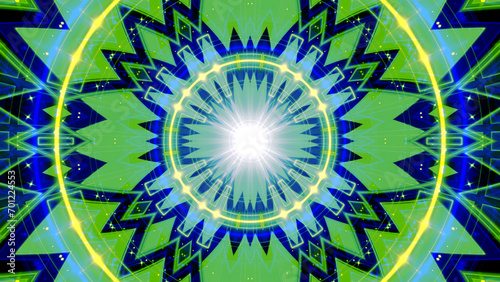 
Mandala 3D Kaleidoscope seamless loop Psychedelic Trippy Futuristic Traditional Tunnel Pattern for Consciousness Meditation Background Video Relaxing Ethnic Colorful pattern Chakra Kundalini Yoga