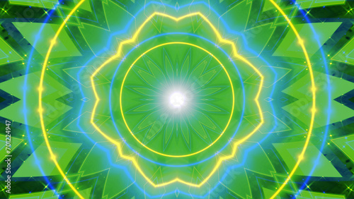 
Mandala 3D Kaleidoscope seamless loop Psychedelic Trippy Futuristic Traditional Tunnel Pattern for Consciousness Meditation Background Video Relaxing Ethnic Colorful pattern Chakra Kundalini Yoga