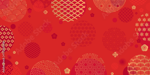 Elegant Chinese Pattern background. for chinese new year, banner. vector illustration