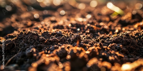Closeup soil background. © Fayrin