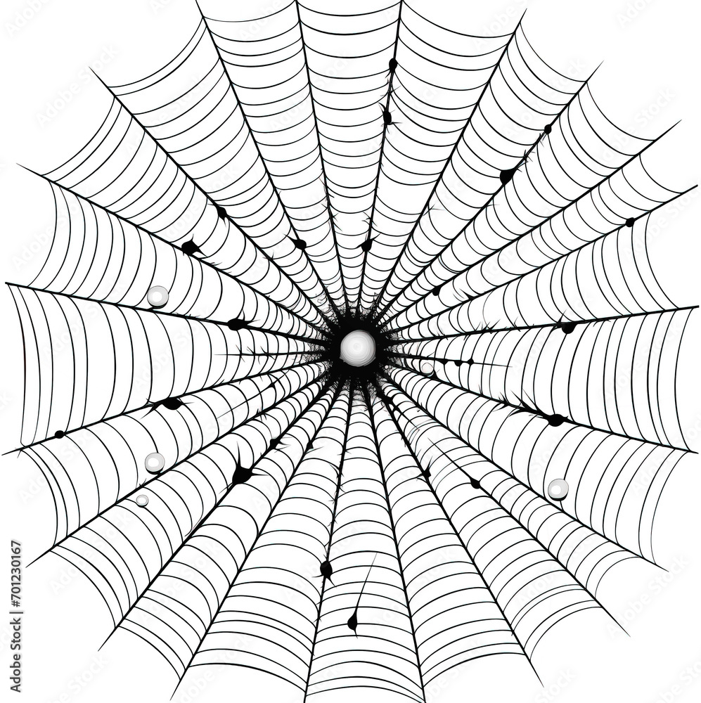 Spider silk isolated on transparent background. PNG Spider silk isolated on transparent background. PNG